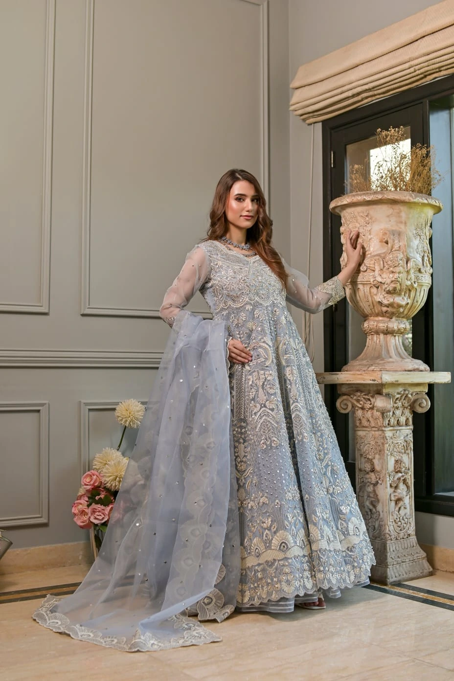 Luxury Pakistani formal wear dress